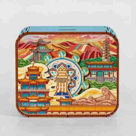 オリジナルアモイ重慶南京西安都市動態オルゴールオルゴールオルゴール観光記念品|undefined