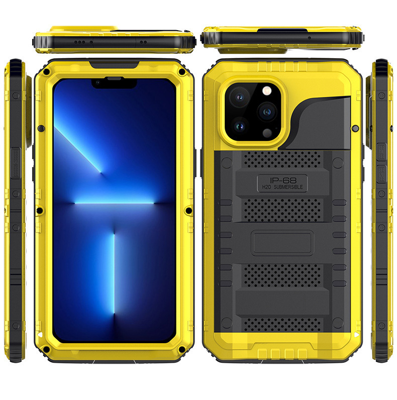 Cross-Border Applicable iPhone 17 Pro Dustproof Phone Case, Apple 14 Sealed Waterproof Case, Ip68 Four-Proof Protective Cover