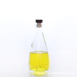 Fruit Wine Bottle Mountain Bottom New Sealed Transparent Glass Beverage Bottle Green Plum Empty Wine Bottle Exquisite Water Bottle in Stock