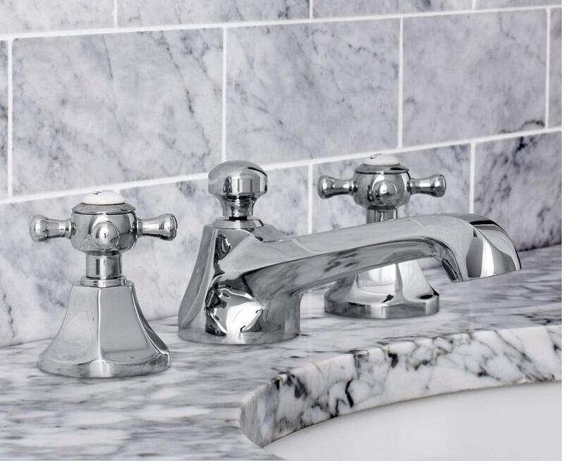 Amazon Wal-Mart wayfair cross-border style-triple washbasin faucet -8 inch faucet