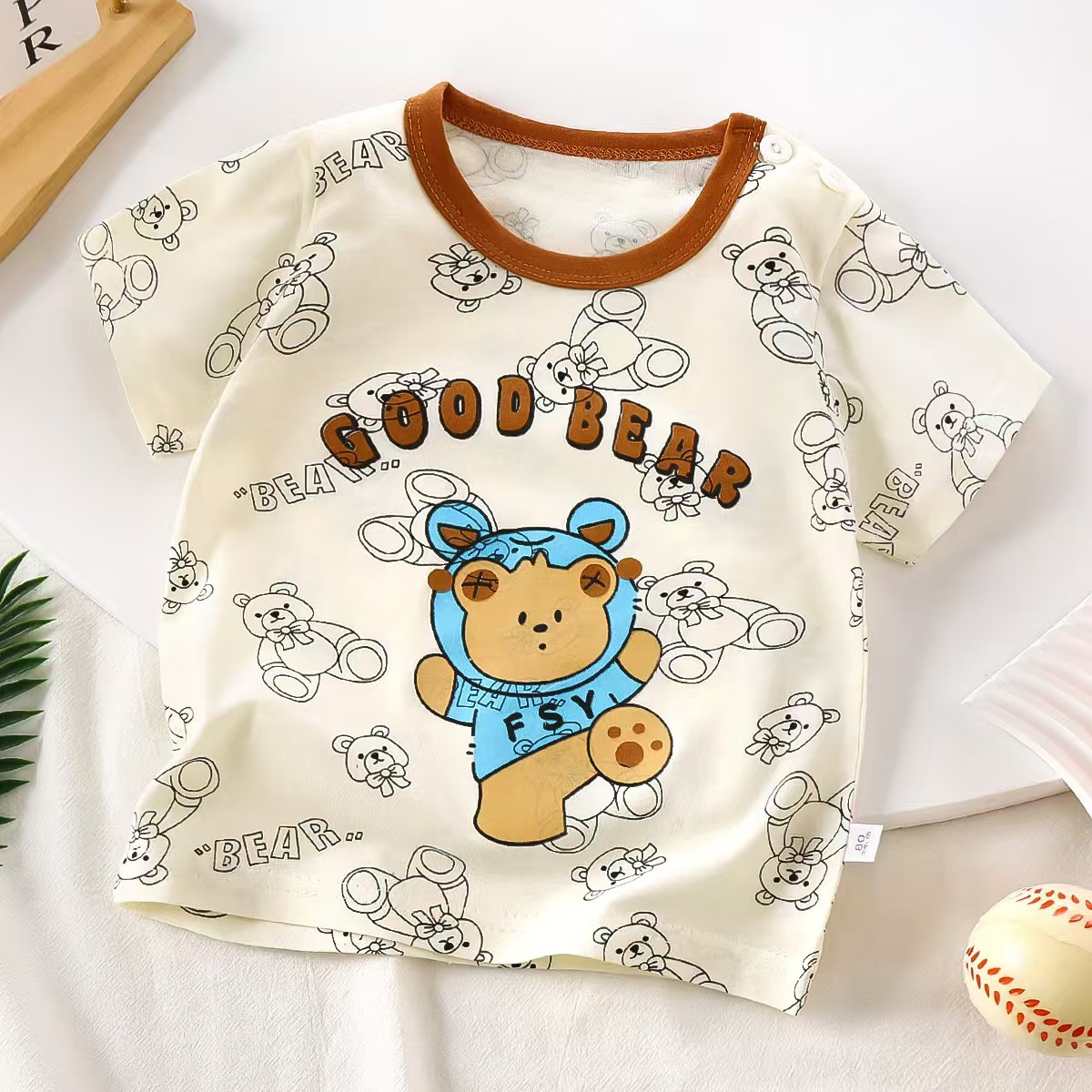 Cotton summer children's T-shirt