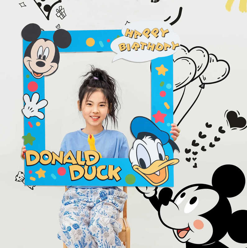 Children's photo card boys and girls photo frame KT board school classroom activity props birthday decoration party opening Children's photo card boys and girls photo frame KT board school classroom activity props birthday decoration party opening