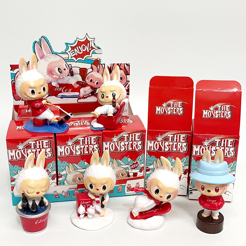 饮料布卡拉布布可口可乐潮玩盲盒公仔模型手办桌面可爱摆件礼物