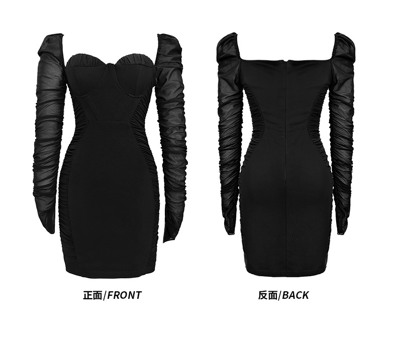 C2159 1090K VÁY ĐẦM LIỀN THÂN NỮ CHOTDNG LƯỚI MỎNG MÙA XUÂN THU ĐÔNG THỜI TRANG NỮ G03 SẢN PHẨM MỚI