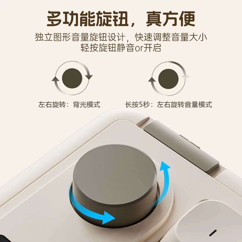 Клавиатура беспроводная Bluetooth с тремя режимами, т Quiet, RGB подсветка, кабельная, сенсорная офисная клавиатура