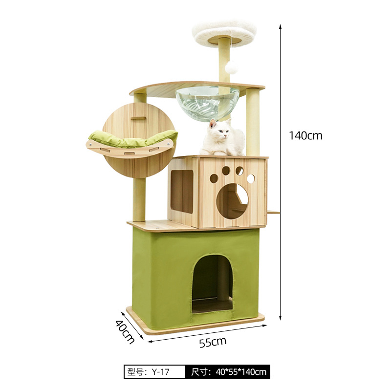 Dr bambú color madera gatos grandes gatos árboles gatos nido gatos agarrar tablero de cabina gato salto gatos torre gatos juguetes al por mayor