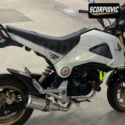 Motorcycle exhaust pipe | and rear silencer set