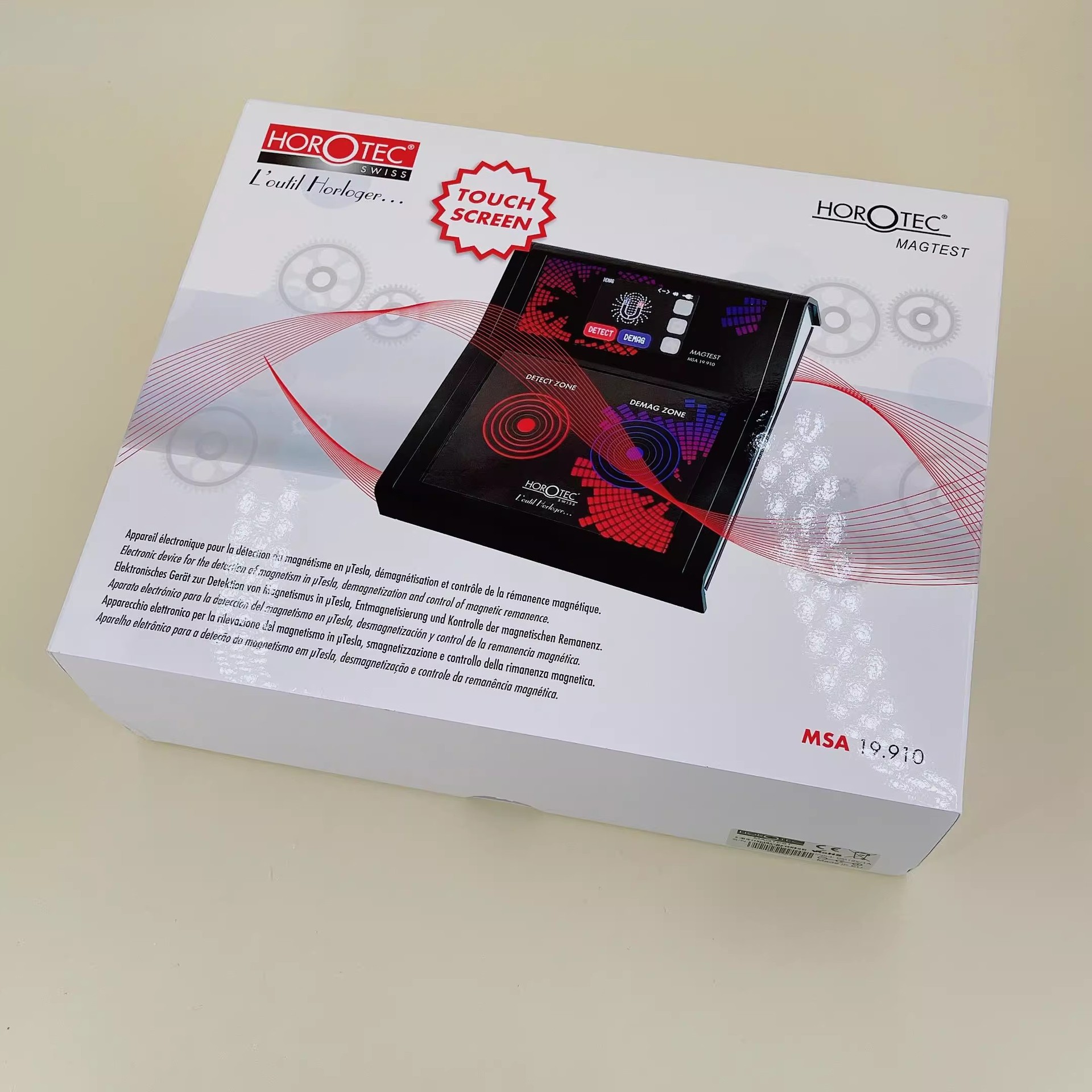 瑞士原装进口HOROTEC MSA19.910 退磁器 消除磁性 有显示数值