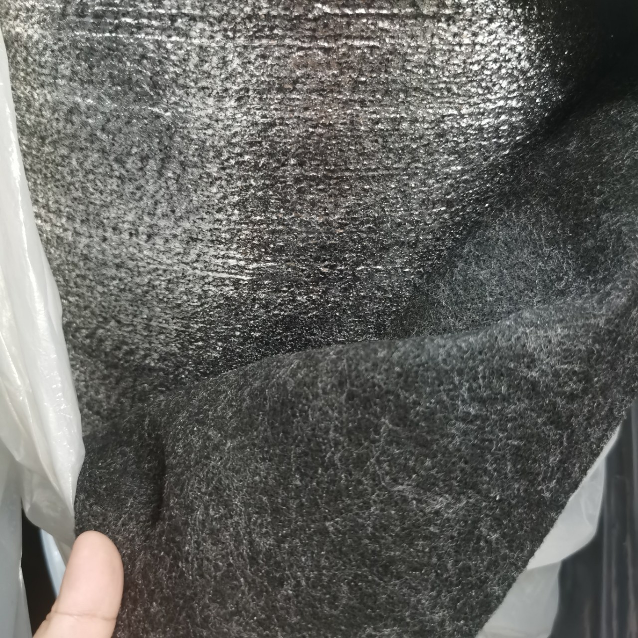 广东东莞现货花灰色2mm针扎布扎铝箔