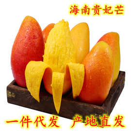 一件代发海南贵妃芒芒果新鲜10斤装水果当季新鲜采摘多汁香甜