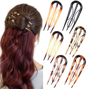 PCU tipo clip de cabello de alta sensación nuevo disco chino artefacto de cabello de estilo antiguo clip de cabello de rama simple clip de cabello image 24