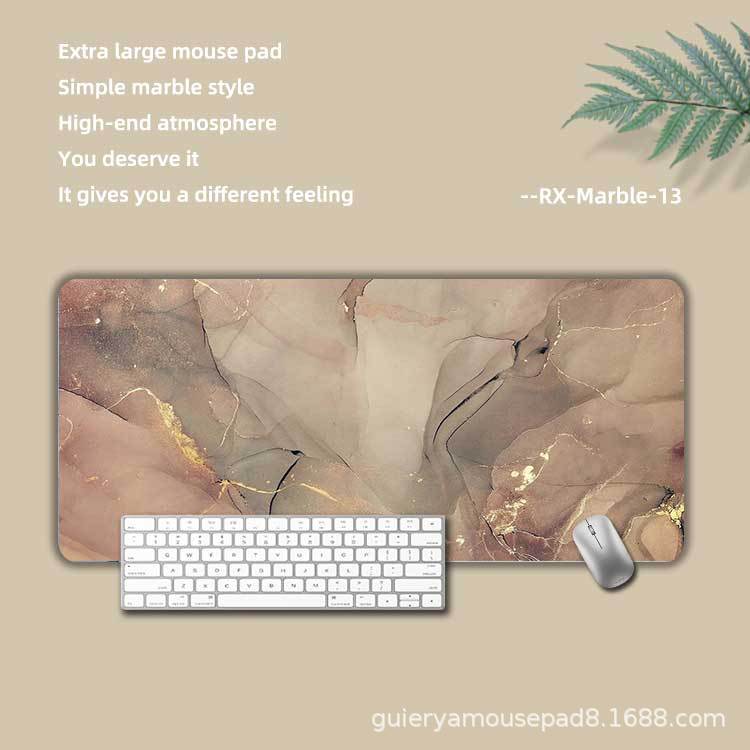 Alfombrilla de ratón con diseño de mármol estilo nórdico, antideslizante, ideal para oficina o escritorio