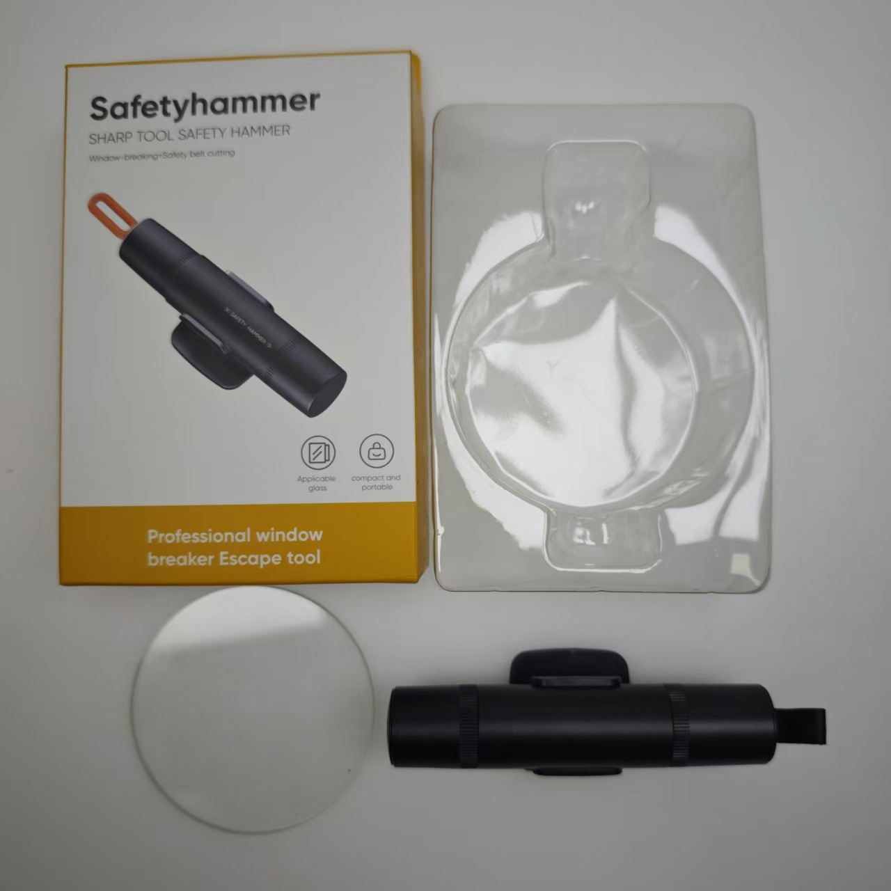 Car window breaker safety hammer car life-saving escape car multi-function supplies mini window breaking artifact factory wholesale