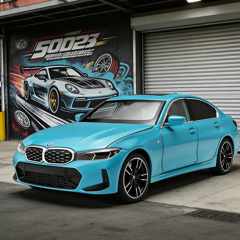 Black Mamba 1/24 Bmw 325Li Alloy Car Model Pull-Back Sound and Light Toy Simulation Six-Wheel Suspension Sedan Black Mamba 1/24 Bmw 325Li Alloy Car Model Pull-Back Sound and Light Toy Simulation Six-Wheel Suspension Sedan