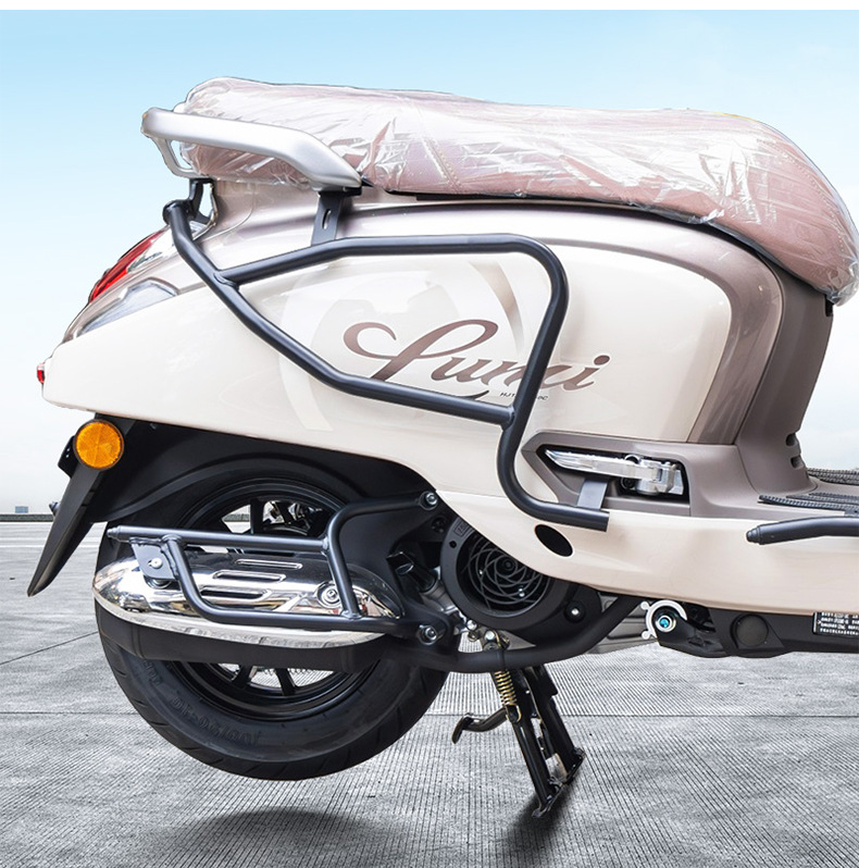 Suitable for Haojue Lumi125 Bumper Scooter Protection Bar, Front and Rear Full Surround Protective Bar Modification Accessories