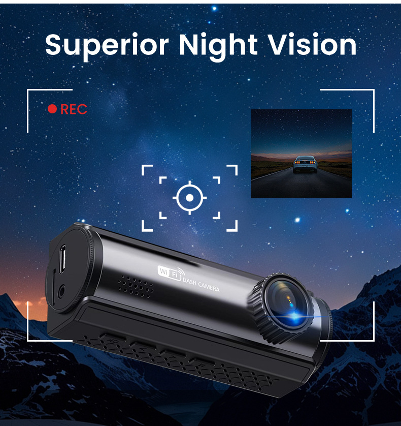 New 3.2inch Hd 4K+1080P Driving Recorder Front and Rear Dual Recording Night Vision Hd Car Recorder Wif