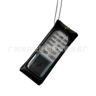 Factory Outlet Holiday Inn Remote Control Cow Leather Case Transparent PVC Air Conditioning TV Dust-proof Storage Bag Mini