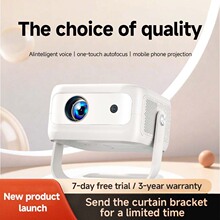 ��Ʒ�羳T1 4K����ͶӰ�x��׿A10�o������Ͷ��ȫ�Ԅ��̨5GͶӰ�C