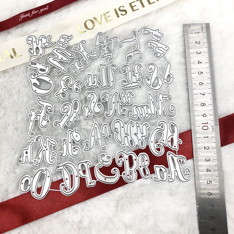 Troquel de corte DIY, cuchilla para scrapbook, molde metálico de acero al carbono grabado