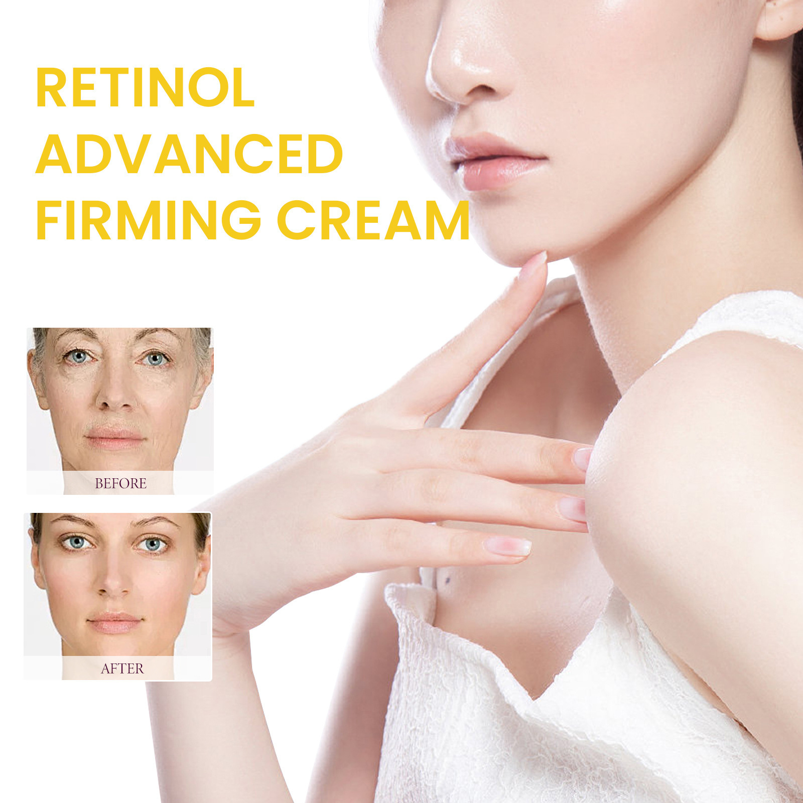 OceanAura Retinol-Creme spendet Feuchtigkeit, nährt, hellt auf und erhellt die Haut. Glatte und Anti-Falten-Körperlotion_voghion.com