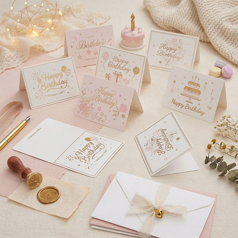 Retro Floral Gold-Stamped Birthday Greeting Card English Blessing Card Temu Birthday Party Business Gift Universal Greeting Card Retro Floral Gold-Stamped Birthday Greeting Card English Blessing Card Temu Birthday Party Business Gift Universal Greeting Card