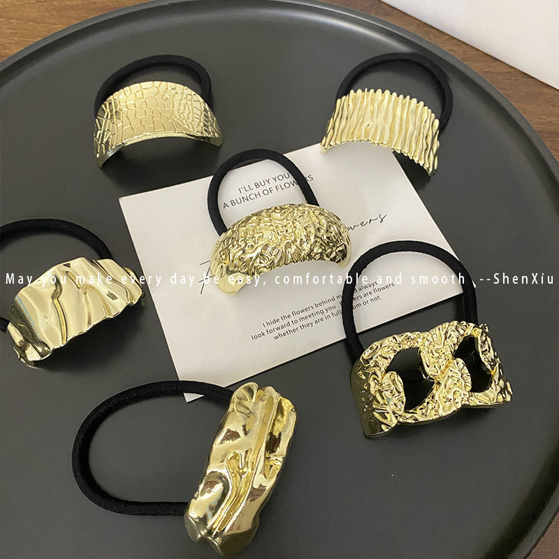 15g Weight Vintage Style Classic Style Women's Irregular Zinc Alloy Plating Hair Tie