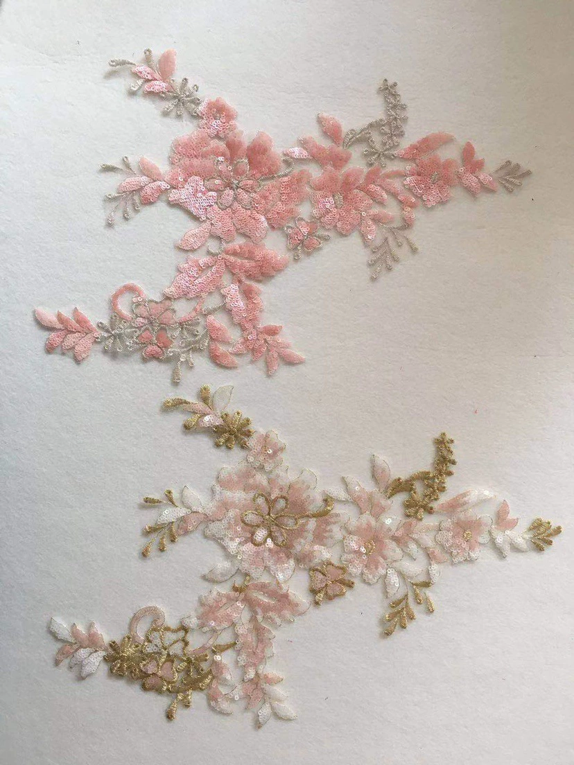 Цветные блестки цветы 21 цвет на выбор