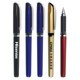 Пластиковая ручка-роллер, подарочная ручка, с печатью вашего логотипа, делается под заказ