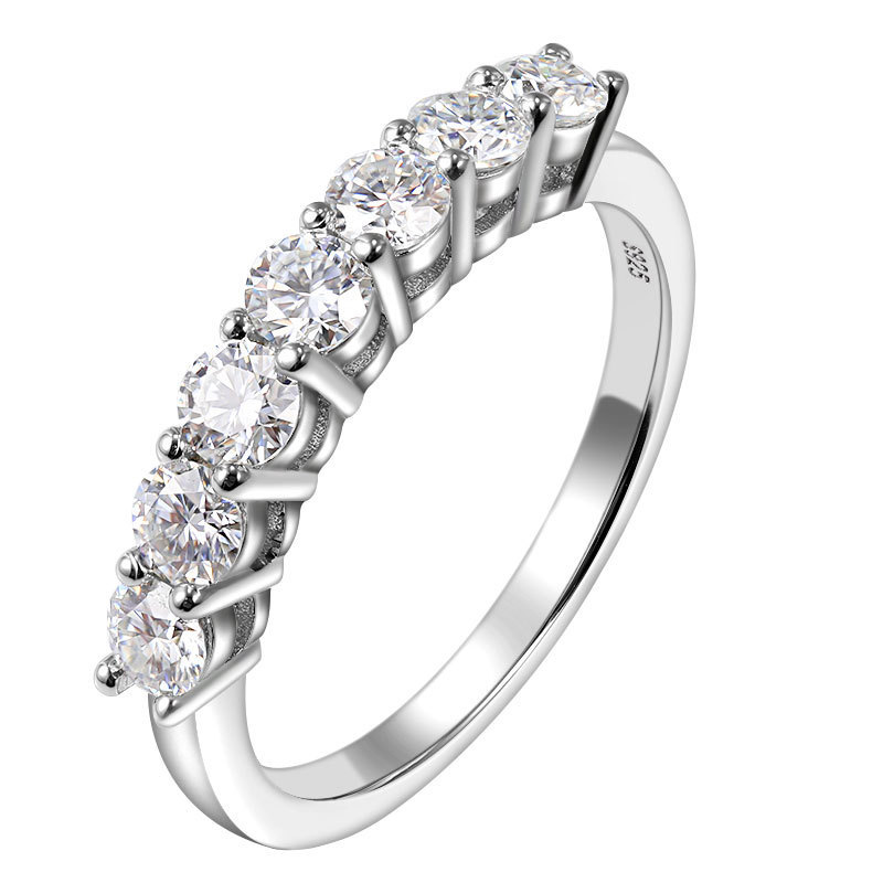 Cross-Border TK Live Hot-Selling Moissanite Fashion Light Luxury High-End Feel Foreign Trade Wholesale S925 Sterling_voghion.com