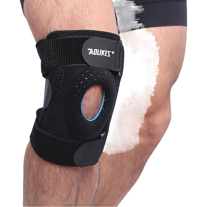 Transpirable correr ciclismo rodillera de silicona baloncesto hombres y mujeres montañismo deportes más tamaño rodillera al por mayor
