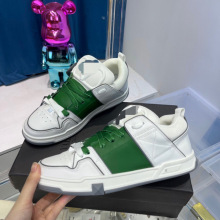 1:1原盒广州货1:1原盒男鞋新款高端头层牛皮系带面包鞋休闲板鞋