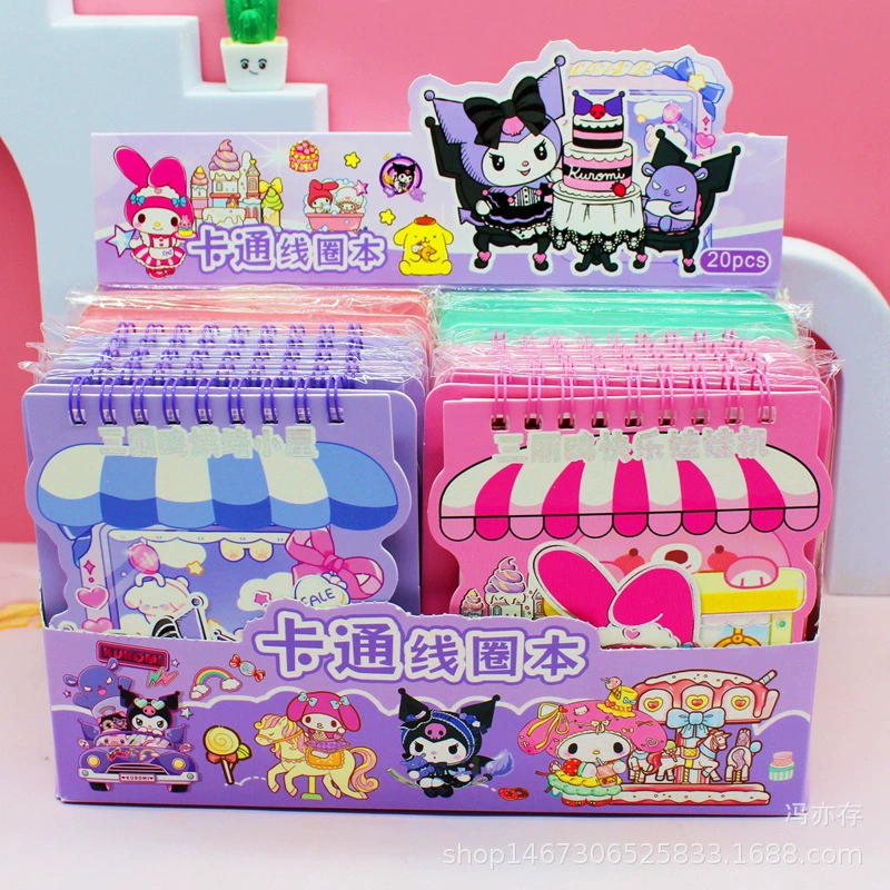 Новоя boxed набор из 20 деталей коил наклейка книга коил бухгалтер цветной блокнот набор оптом