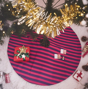 Cross-Border New Christmas Apron Tree Pattern Diamond Plaid Christmas Tree Skirt Digital Printing Christmas Socks