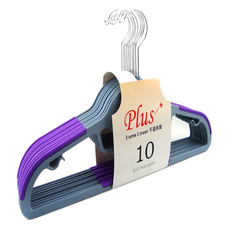 Fábrica al por mayor de plástico húmedo y seco antideslizante percha adulto gran cantidad Congyu