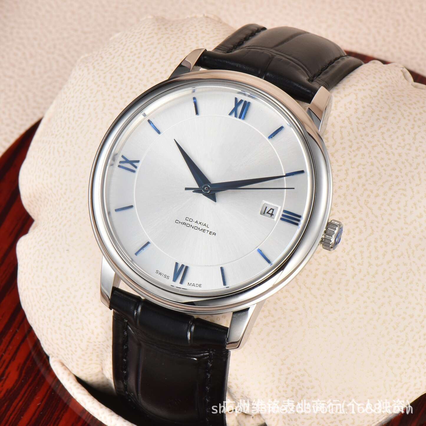 De Ville Fully Automatic Mechanical Watch Men's Leather Strap De Ville Mechanical Watch Foreign Trade Watch Danny Lu Watch Dropshipping