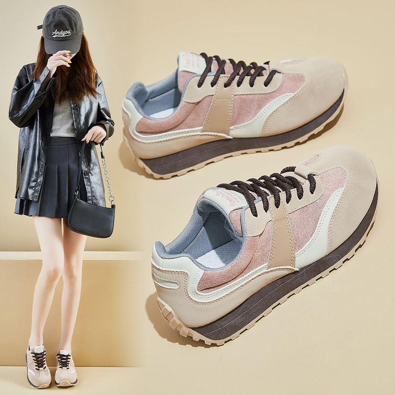 Zapatillas Estilo Forrest Gump para Mujer JCF220 de Sintético PU y Caucho Térmicas para Uso Diario