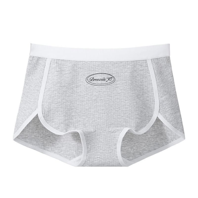 Clase A entrepierna de algodón puro entrepierna antibacteriana entrepierna ropa interior de gran tamaño grasa femenina 200 kg ropa interior de bóxer pequeña para mujer con bolsa de estilo deportivo de algodón puro