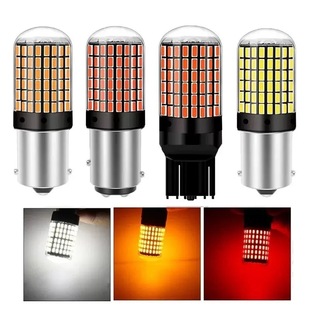 Car Led Turn Signal 3014 1156 1157-144Smd Super Bright Brake Light Decoding Anti-Stroboscopic Modification Light