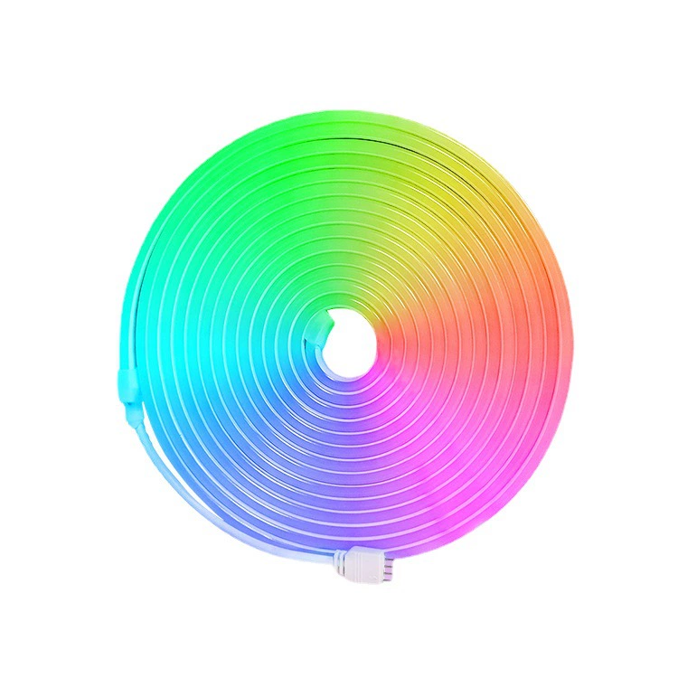Amazon Explosive Flexible LED Neon Tape 24V RGB Цветной силиконовый фонарь 72 светильника 1 свет