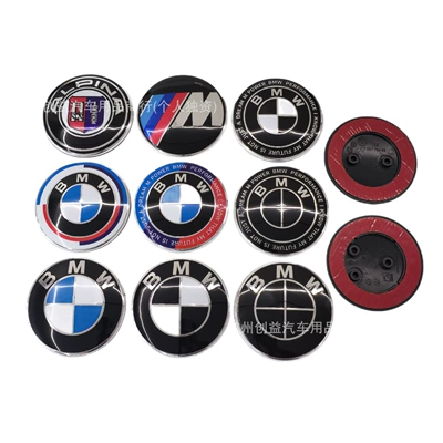 black background anniversary edition car emblem, Car logo