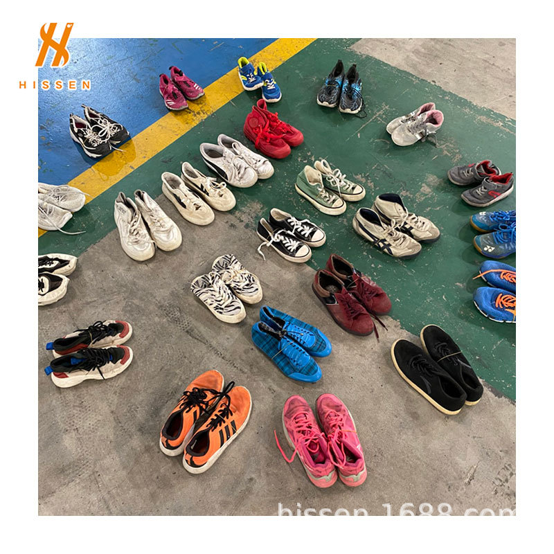 旧鞋子工厂货源used shoes二手休闲运动跑步鞋跨境出口危地马拉