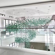 陶瓷装饰水晶灯售楼中心中空水晶吊灯古镇灯具制造KTV大堂水晶灯