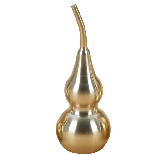 Open brass gourd creative feng shui ornaments car hanging key pendant pure copper hollow copper pendant copper gourd wholesale