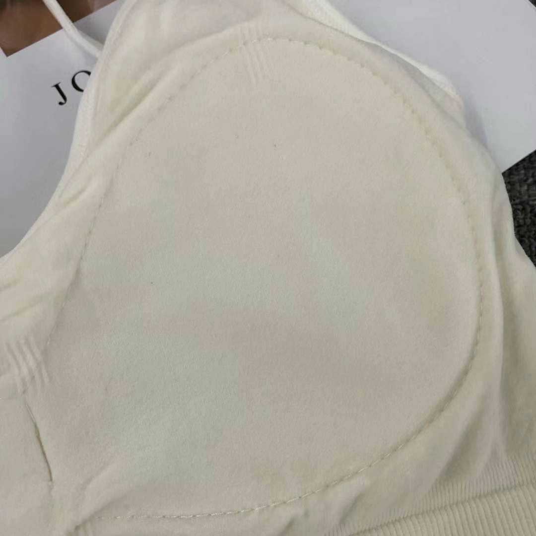 Nueva taza fija sin costuras de alta calidad, chaleco de dama sin anillo de acero, bra de yoga, ropa interior deportiva, mujer al por mayor