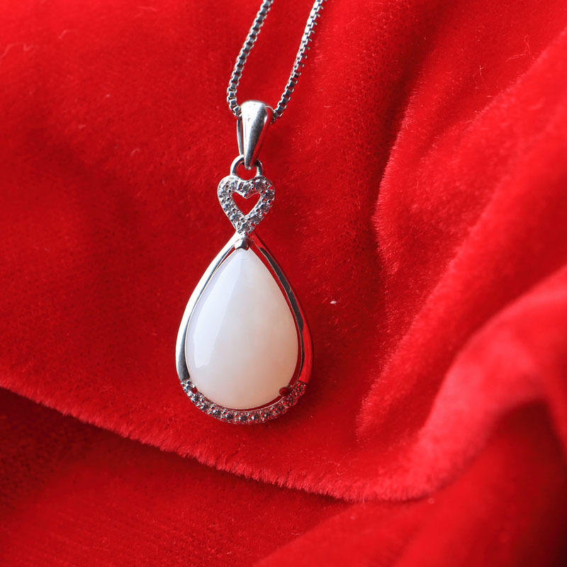 和田白玉吊坠0025