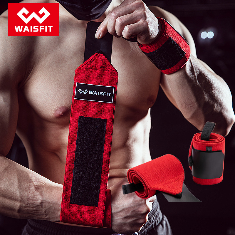 Levantamiento de pesas deportes fitness nuevo estilo americano transfronterizo de protección de fitness vendaje nylon cuerda protección de la muñeca