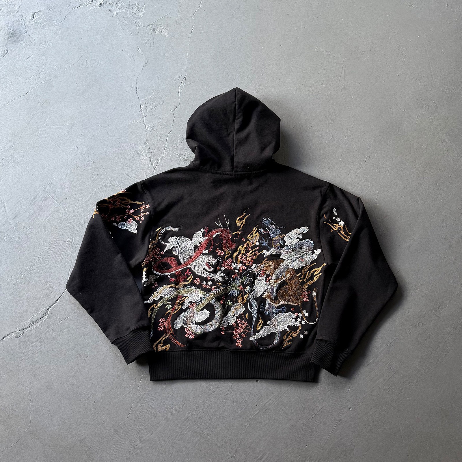 Derschutze Gallery Jacket Embroidery Black