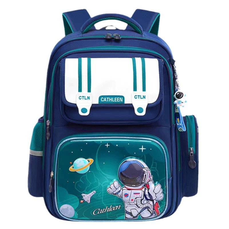 Children's school bag, capacious backpack, shoulder bag, spine protection, wholesale