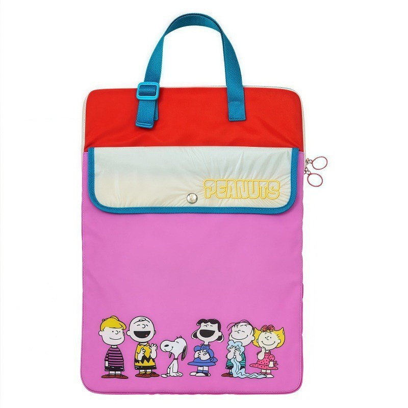 In-stock cartoon puppy portable tablet sleeve bag, shockproof and portable iPad storage bag with large capacity to hold A4 paper