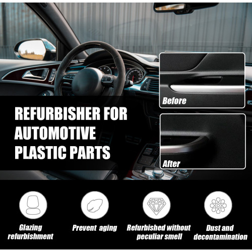 rayhong automotive plastic renovation agent plastic parts crystal-coated automotive interior renovation agent interior coating surface wax